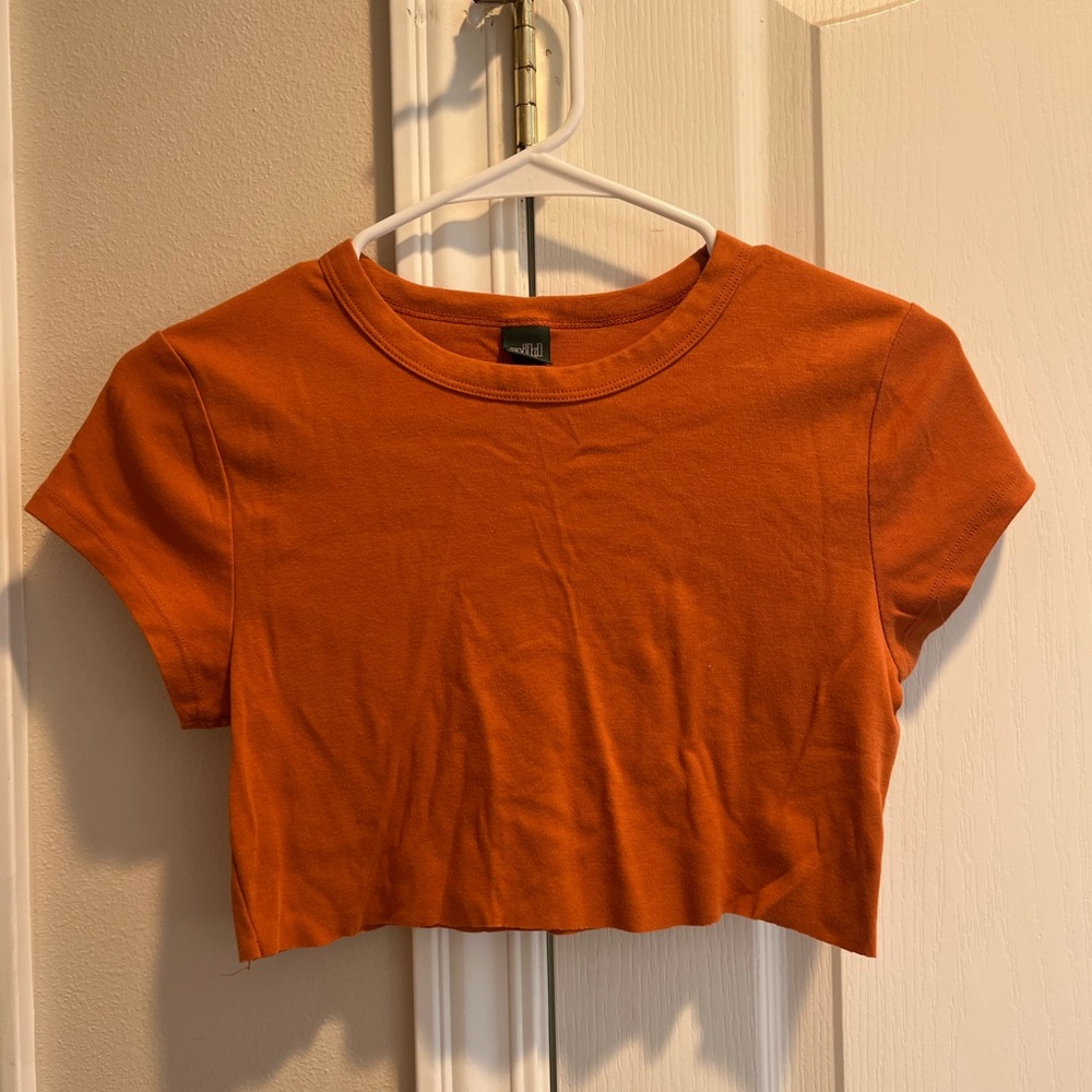 Target cropped t-shirt